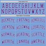Light Blue Purple White Custom Throwback Basketball Jersey Authentic Custom Light Blue Purple-White Authentic Throwback Basketball