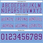 Light Blue Purple White Basketball Shorts - Custom Authentic Throwback Style Custom Light Blue Purple-White Authentic Throwback