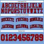 Custom Light Blue Red Black Throwback Basketball Shorts for Men Custom Light Blue Red-Black Authentic Throwback Basketball