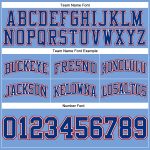 Light Blue Royal-Red Throwback Basketball Shorts - Custom Authentic Design Custom Light Blue Royal-Red Authentic Throwback