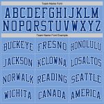 Light Blue Royal White Basketball Jersey - Custom Authentic Throwback Custom Light Blue Royal-White Authentic Throwback Basketball