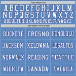 Light Blue White Mesh Authentic Football Jersey - Custom Team Apparel Custom Light Blue Royal-White Mesh Authentic Football
