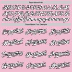 Light Pink Black White Authentic Fade Fashion Baseball Jersey - Custom Design Custom Light Pink White-Black Authentic Fade
