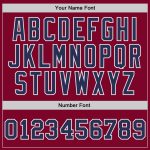 Custom Authentic Maroon Navy-White Throwback Basketball Jersey for Men Custom Maroon Navy-White Authentic Throwback Basketball