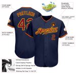 Custom Navy Crimson Gold Baseball Jersey Authentic Style 7539 Custom Navy Crimson-Gold Authentic Baseball Jersey Style 7539