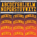 Custom Navy Gold Orange Basketball Jersey - Authentic Fade Design Fashion Jersey Custom Navy Gold-Orange Authentic Fade Fashion