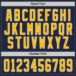 Navy Gold-White Custom Hockey Jersey for Men and Women - Personalized Sports Apparel Custom Navy Gold-White Hockey Jersey