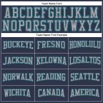 Navy Gray Aqua Long Sleeve Performance T-Shirt - Custom Salute to Service Custom Navy Gray-Aqua Long Sleeve Performance Salute
