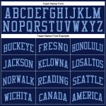 Authentic Throwback Basketball Jersey Custom Navy Light Blue Design Custom Navy Light Blue Authentic Throwback Basketball
