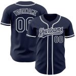 Custom Navy Gray Authentic Baseball Jersey for Men and Women Custom Navy Navy-Gray Authentic Baseball Jersey