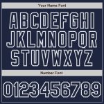 Custom Navy Gray Authentic Baseball Jersey for Men and Women Custom Navy Navy-Gray Authentic Baseball Jersey