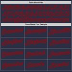 Custom Navy and Red Performance T-Shirt for Activewear and Sports Custom Navy Navy-Red Performance T-Shirt