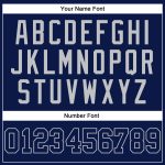Custom Navy and Silver Gray Authentic Throwback Basketball Jersey Custom Navy Navy-Silver Gray Authentic Throwback Basketball