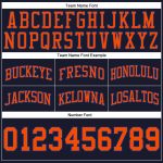 Navy Orange-Royal Custom Authentic Basketball Shorts | Throwback Style Custom Navy Orange-Royal Authentic Throwback Basketball