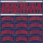 Custom Authentic Basketball Jersey - Navy Red Old Gold Throwback Design Custom Navy Red-Old Gold Authentic Throwback Basketball