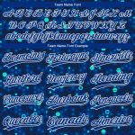 Custom Unisex Softball Jersey in Navy and Royal-Light Blue, Two-Button Design Custom Navy Royal-Light Blue Two-Button Unisex