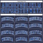 Navy Royal-White Authentic Throwback Basketball Jersey - Custom Design Custom Navy Royal-White Authentic Throwback Basketball