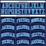 Custom Navy Silver Gray-Blue Basketball Jersey | Authentic Throwback Style Custom Navy Silver Gray-Blue Authentic Throwback