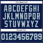 Navy Silver Gray Teal Custom Throwback Basketball Jersey Authentic Design Custom Navy Silver Gray-Teal Authentic Throwback
