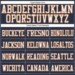 Custom Texas Orange-White Navy Football Jersey - Authentic Mesh Jersey Custom Navy Texas Orange-White Mesh Authentic Football