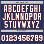 Navy Orange Custom Authentic Basketball Jersey Throwback Style Custom Navy White-Orange Authentic Throwback Basketball Jersey
