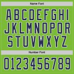Neon Green Navy White Hockey Jersey Custom Design for Teams and Fans Custom Neon Green Navy-White Hockey Jersey