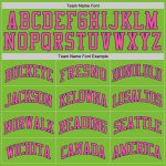 Authentic Custom Basketball Jersey in Neon Green Pink Navy Custom Neon Green Pink-Navy Authentic Basketball Jersey