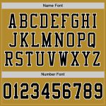 Custom Old Gold Black White Football Jersey - Authentic Mesh Design Custom Old Gold Black-White Mesh Authentic Football Jersey