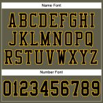 Custom Black-Gold Olive Mesh Football Jersey - Authentic Salute To Service Custom Olive Black-Gold Mesh Authentic Salute