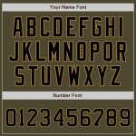 Authentic Salute To Service Black Olive Old Gold Baseball Jersey - Custom Design Custom Olive Black-Old Gold Authentic Salute