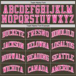 Custom Olive Pink-White Basketball Jersey, Authentic Throwback Salute To Service Design Custom Olive Pink-White Authentic