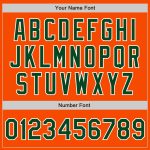 Custom Orange and Green White Authentic Baseball Jersey Style 3188 - Personalized Sports Apparel Custom Orange Green-White