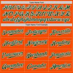 Custom Orange and Green White Authentic Baseball Jersey Style 3188 - Personalized Sports Apparel Custom Orange Green-White