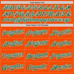 Custom Orange Kelly Green White Authentic Baseball Jersey 8335 - High Quality Sports Apparel Custom Orange Kelly Green-White