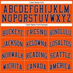 Authentic Basketball Jersey Custom Orange Navy Silver Gray Throwback Style Custom Orange Navy-Silver Gray Authentic Throwback