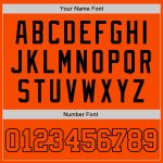 Custom Orange Black Baseball Jersey - Authentic Personalized Sports Apparel Custom Orange Orange-Black Authentic Baseball
