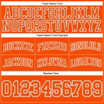 Authentic Throwback Basketball Shorts - Custom Orange and Silver Gray Design Custom Orange Orange-Silver Gray Authentic Throwback