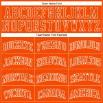 Custom Authentic Orange and White Throwback Basketball Jersey Custom Orange Orange-White Authentic Throwback Basketball Jersey