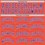 Custom Basketball Jersey - Authentic Orange Purple White Throwback Design Custom Orange Purple-White Authentic Throwback