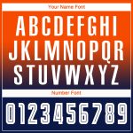 Custom Orange White Navy Soccer Jersey Long Sleeve Sublimation Fashion Uniform Custom Orange White-Navy Sublimation Long
