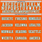 Custom Orange White Teal Football Jersey Authentic Mesh Throwback Design Custom Orange White-Teal Mesh Authentic Throwback