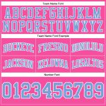 Authentic Custom Pink Light Blue White Throwback Basketball Shorts Custom Pink Light Blue-White Authentic Throwback Basketball