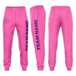 Pink Purple Fleece Jogger Sweatpants for Women - Custom Comfy Casual Wear Custom Pink Purple Fleece Jogger Sweatpants