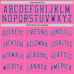 Custom Pink Purple White Basketball Jersey - Authentic Throwback Style Custom Pink Purple-White Authentic Throwback Basketball