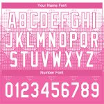 3D Pattern Baseball Jersey - Custom Pink White Design Authentic Sports Apparel Custom Pink White 3D Pattern Design Authentic