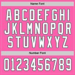 Custom Pink and Green Hockey Jersey - Personalized White Kelly Green Design Custom Pink White-Kelly Green Hockey Jersey