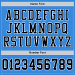 Custom Powder Blue Black White Mesh Football Jersey - Authentic Sports Apparel Custom Powder Blue Black-White Mesh Authentic