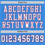 Custom Powder Blue White-Royal Authentic Throwback Football Jersey - Personalized Mesh Design Custom Powder Blue White-Royal