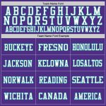 Custom Purple Aqua-White Authentic Football Jersey - Personalized Mesh Sports Apparel Custom Purple Aqua-White Mesh Authentic