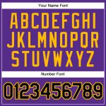 Custom Purple Black Gold Basketball Jersey Authentic Throwback Design Custom Purple Black-Gold Authentic Throwback Basketball